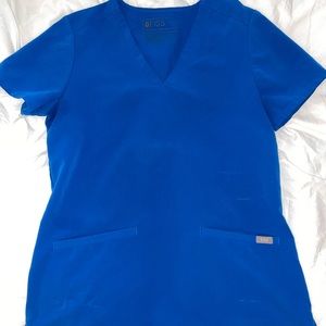 Figs Casma Three-pocket scrub top